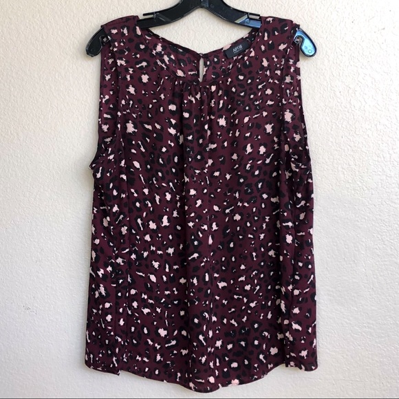 Apt. 9 Tops - Airy, Sleeveless Animal Print Blouse